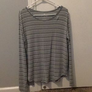 striped american eagle long sleeve
